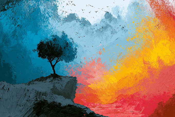 design stunning abstract art that elevates your space