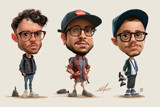 draw nice cartoons and caricatures