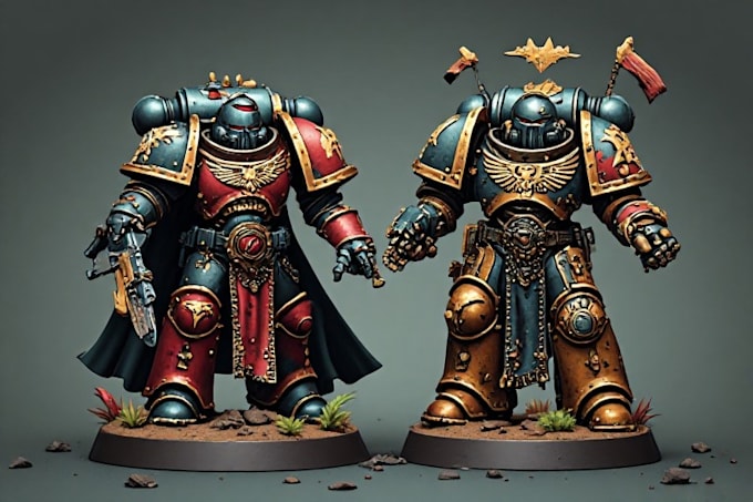 paint your warhammer 40k and fantasy miniatures