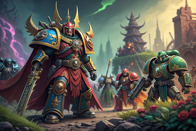 paint your warhammer 40k and fantasy miniatures