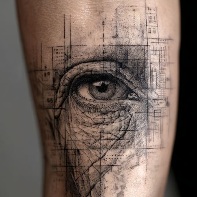 create custom blackwork tattoo designs