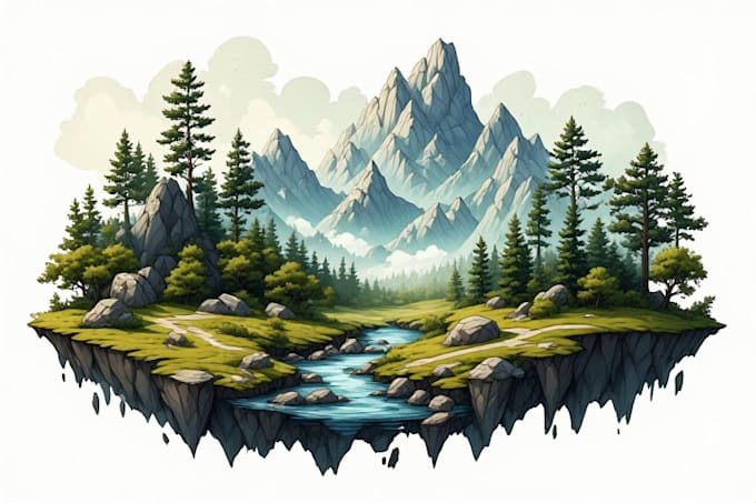 do the landscape illustration or concept art for you