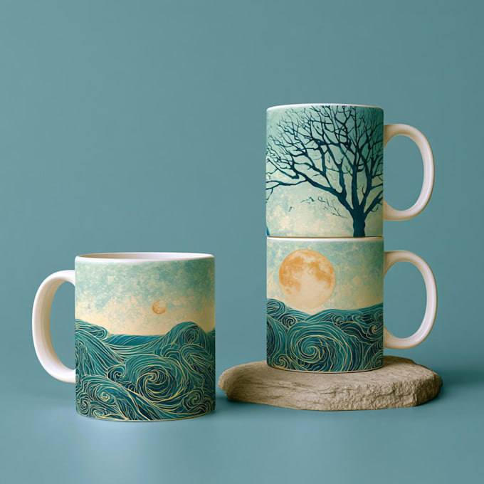 coffee mug design or cup design