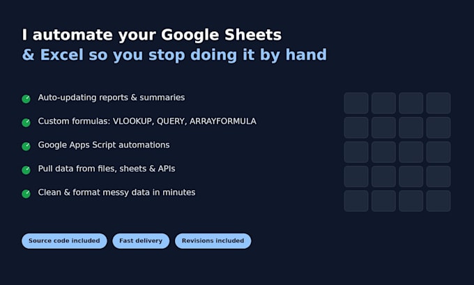 automate your google sheets and excel with scripts