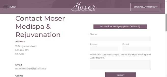 design medical spa and aesthetic websites that convert