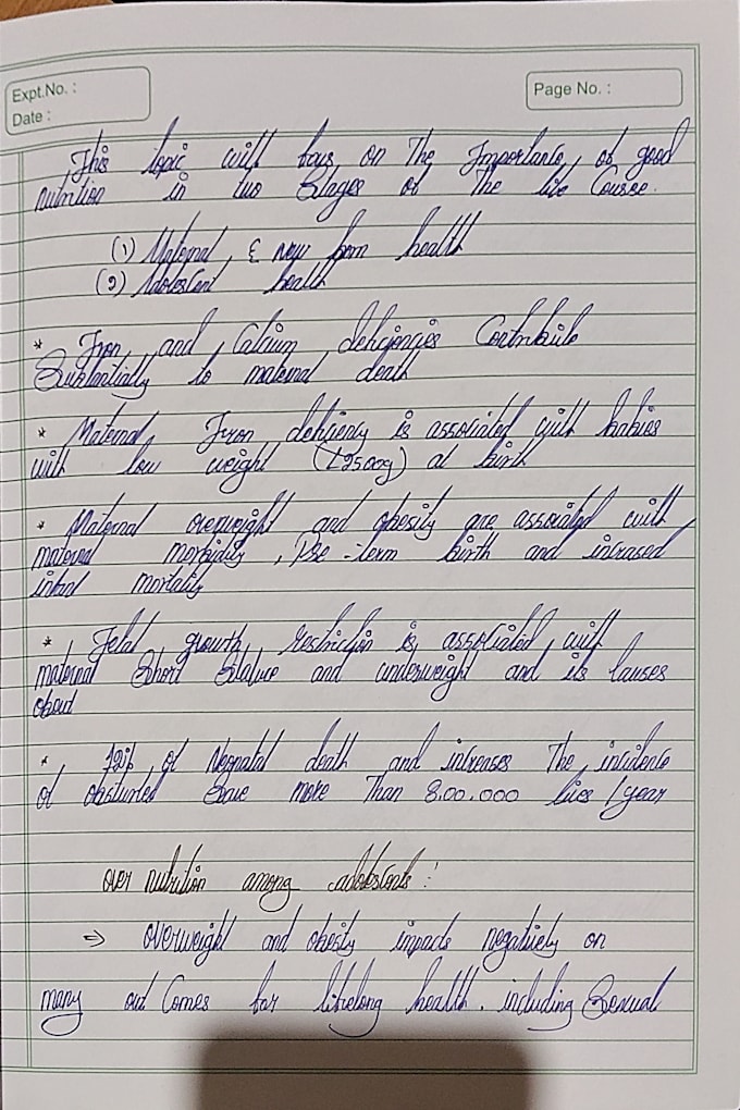 write custom calligraphy and handwriting letters for you
