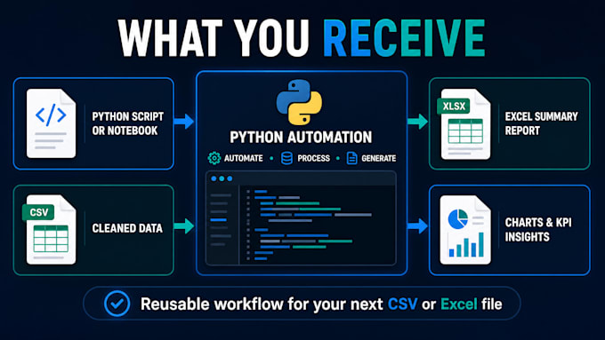 automate recurring excel and CSV reports with python