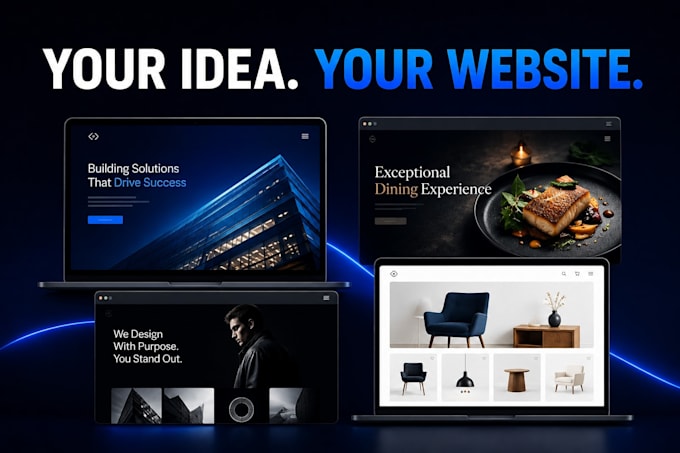 build a modern custom coded website with HTML CSS PHP or wordpress