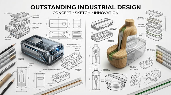 create outstanding industrial design concepts