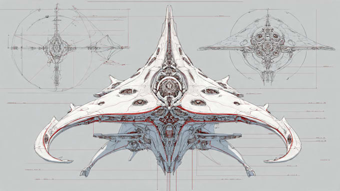 design spaceships and sci fi vehicles