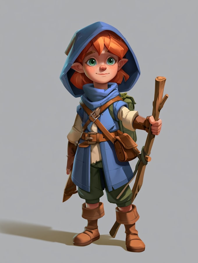 draw 2d game character or 2d game character
