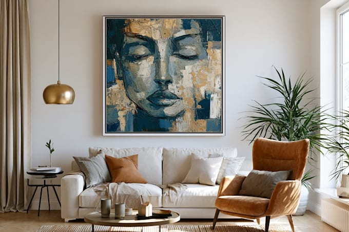 paint impressionism abstract portrait illustration