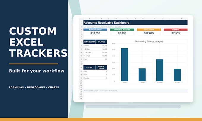 create a custom excel spreadsheet tracker