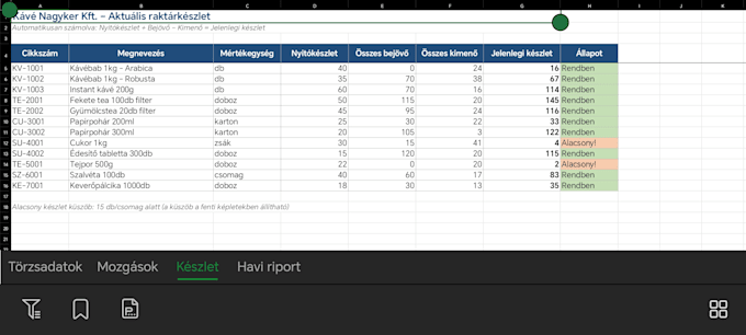 automated excel inventory and stock tracking spreadsheets