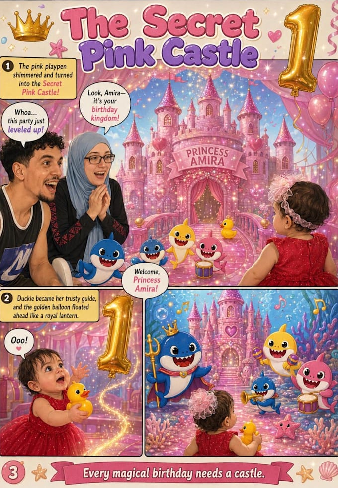create a personalized digital comic book for you