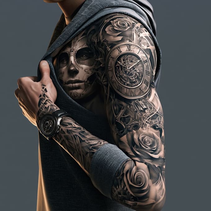 create dark tattoo art
