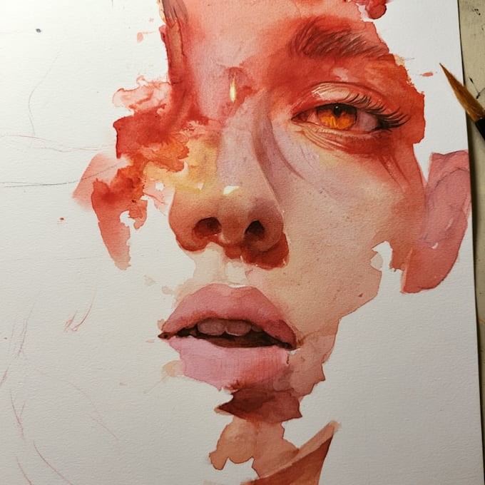 paint a watercolor portrait