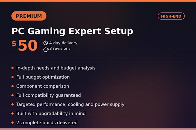 create a custom gaming PC build for your budget