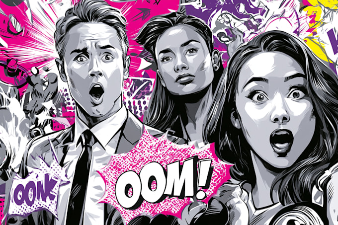 draw dynamic comic pages and detailed storyboards