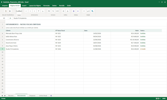 create a professional excel finance tracker for small business owners