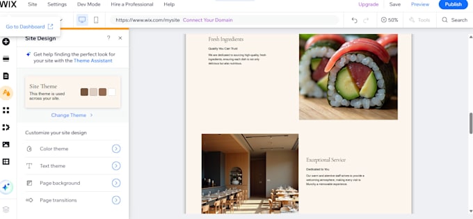design professional wix website wix redesign wix web