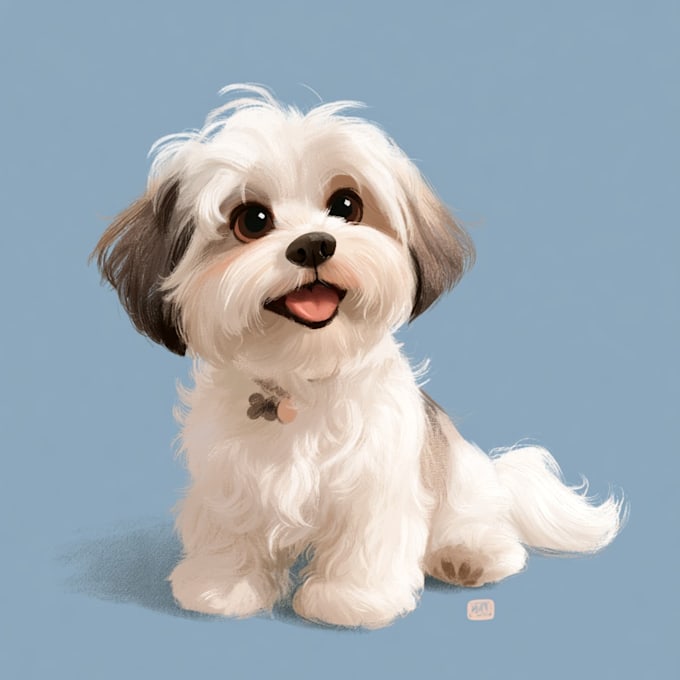 pet portrait into cute disney style