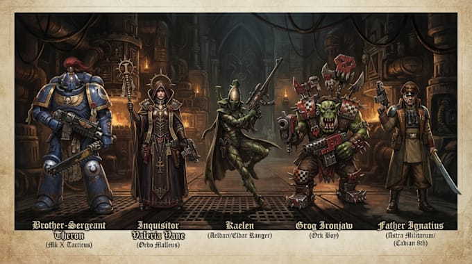 make your warhammer and game miniatures with style