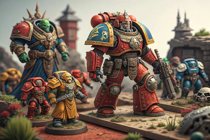 create warhammer 40k art