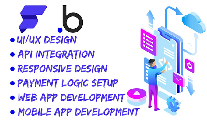develop flutterflow webapp bubble io saas website flutter flow mobile app nocode