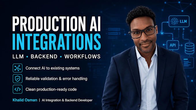 integrate production ai and llms into backend systems and workflows