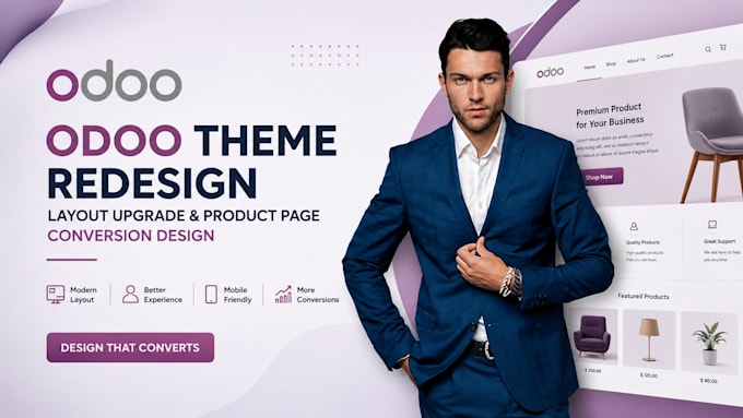 odoo theme redesign odoo layout upgrade and product page conversion design