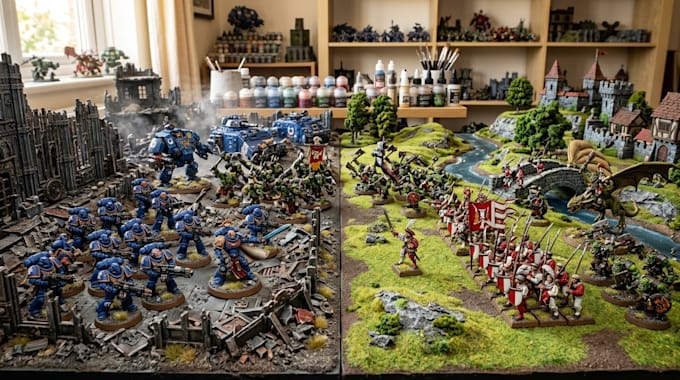 paint your warhammer 40k and fantasy miniatures