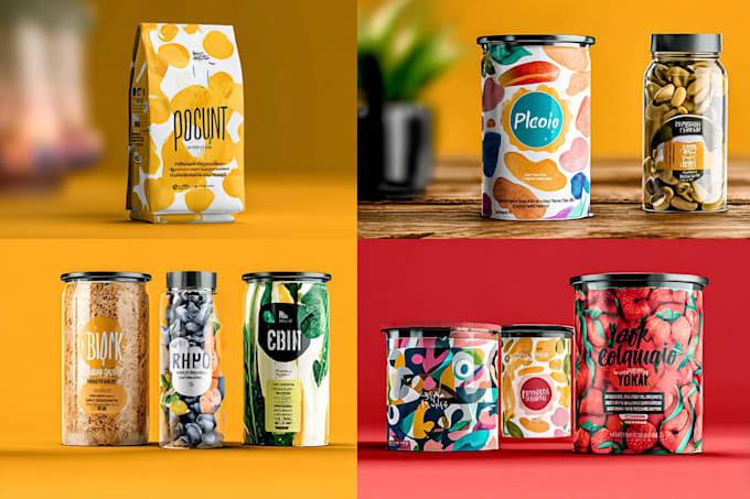 design print ready product packaging and label