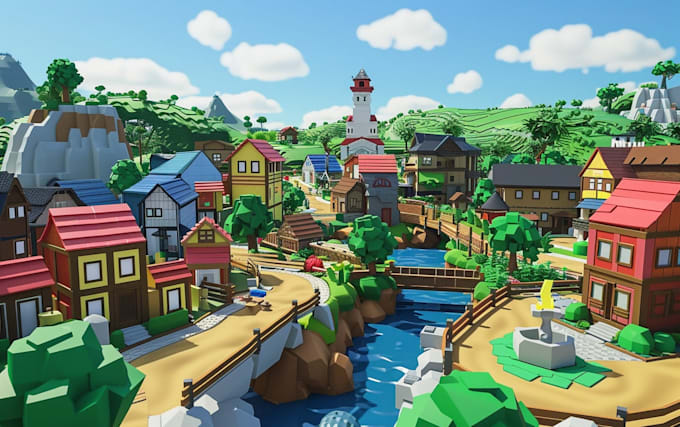 create amazing roblox map accessories model, assets for you