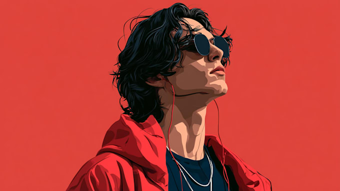 design a professional vector character illustration