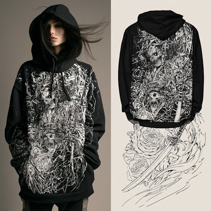 design unique clothing and apparel graphics for you