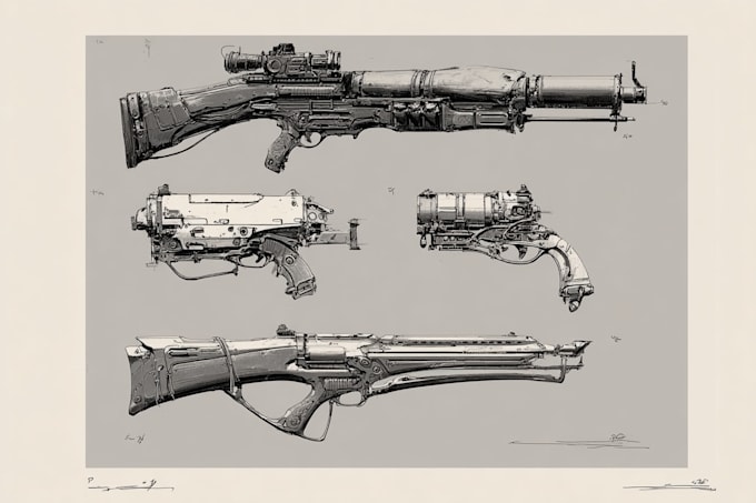 create unique fantasy weapon designs