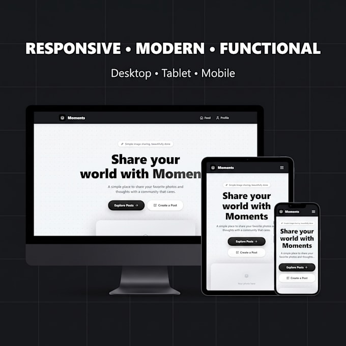 build a responsive modern website