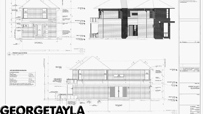 create architectural, structural, and mep permit drawings