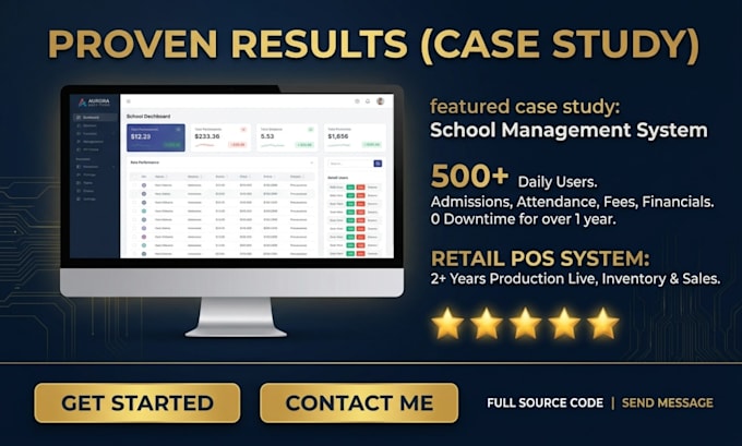 build a custom management system with admin dashboard