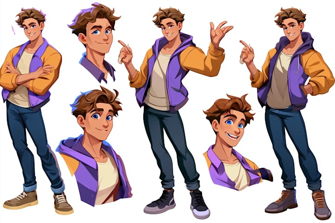 design a custom anime pngtuber model for streaming