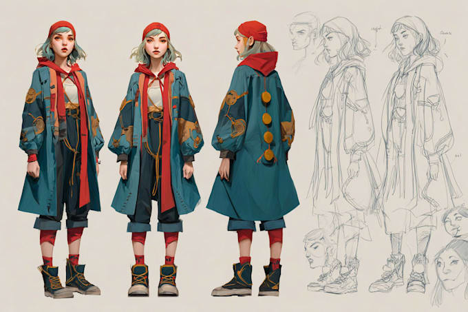 design original character concept art