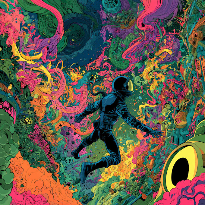 comic book illustration with comic book illustrator