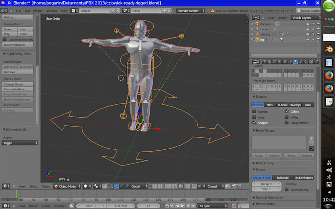 do game ready rig in blender with rigify for ue5 and unity character