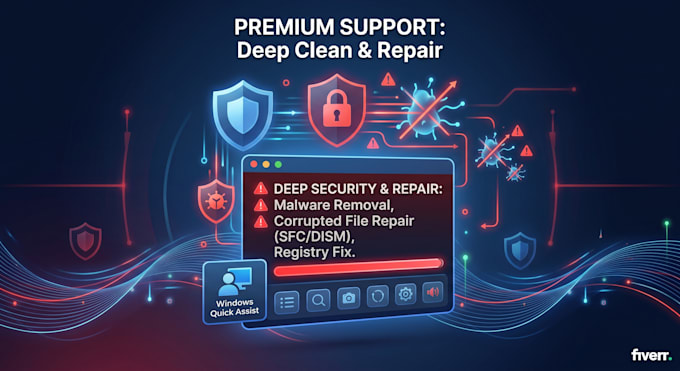 provide remote IT support and fix your windows PC errors