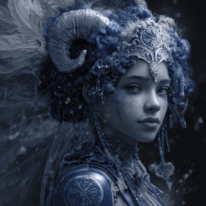 design epic fantasy character artwork