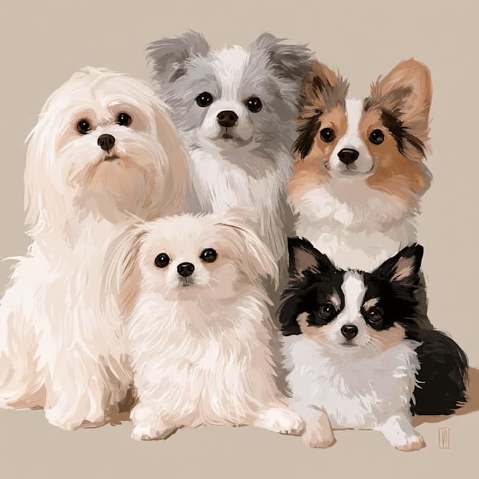 pet portrait into cute disney style
