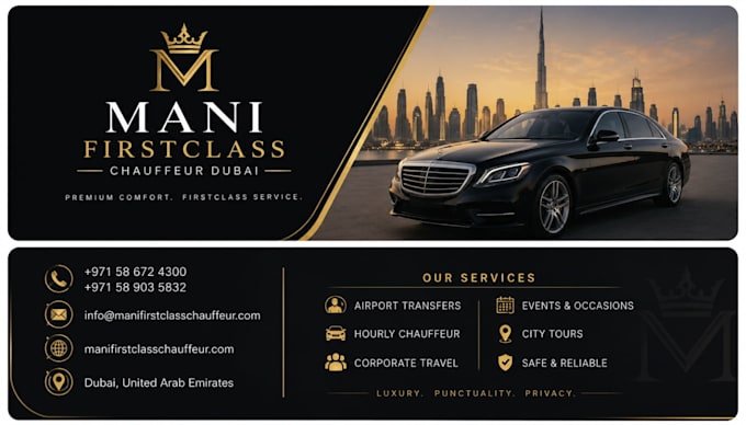 create a modern and professional bussiness card