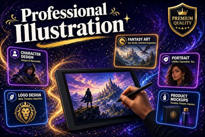 do professional digital illustration book