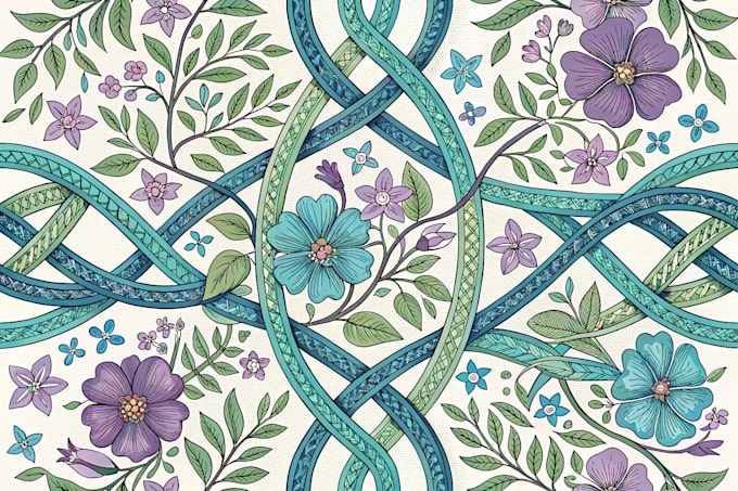 design unique seamless pattern, textile print, and packaging